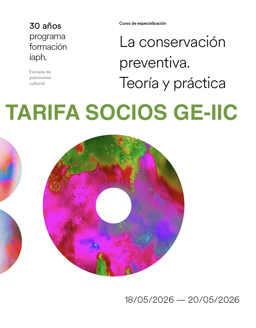 La conservación preventiva. Teoría y práctica. IAPH & GE-IIC TARIFA SOCIOS